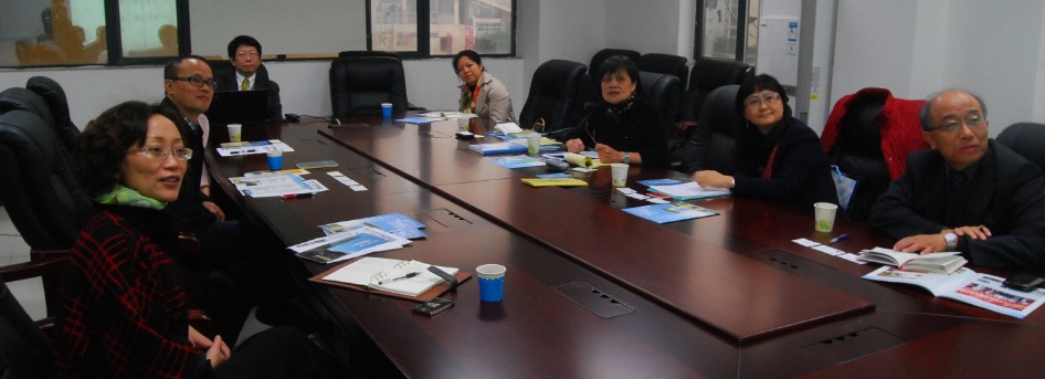 台湾辅仁大学访问团光临色情影片
洽谈合作